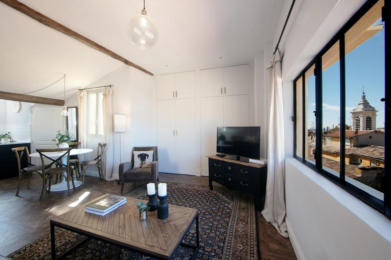 Апартаменты Cocoon Loft - Magnifique Loft Sous Toit, Refait A Neuf, Vues Splendides, Clim, Wifi Ницца Экстерьер фото